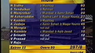 India vs Pakistan - 1996 Cricket World Cup -Pakistan Betting Highlights