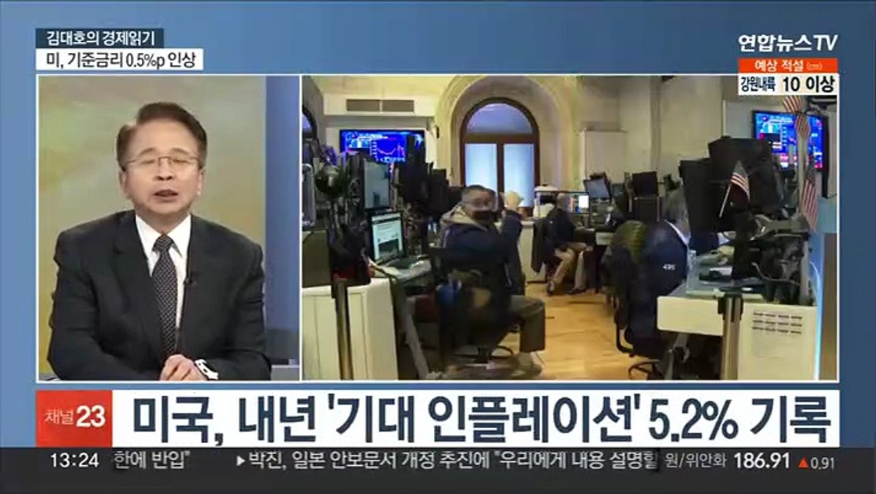 [김대호의 경제읽기] 미국 기준금리 0.5%p 인상…우리 경제 영향은?