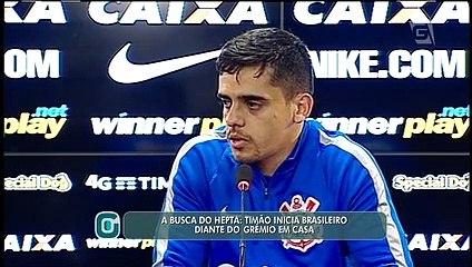 Timão se prepara para receber o Grêmio na estreia do Brasileirão