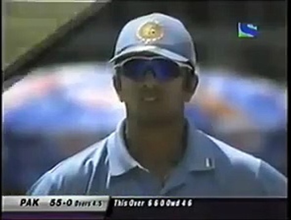 India vs Pakistan Fastest Hundred by Shahid Afridi 9 sixes vs India  (100 of just 45 balls)