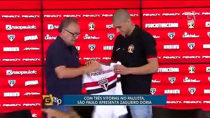 São Paulo apresenta o zagueiro Dória
