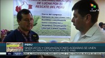 Perú: Organizaciones agrarias y sindicales se unen para buscar una salida a la crisis política