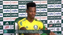 Zé Roberto renova com o Palmeiras por um ano e Tchê Tchê exalta permanência