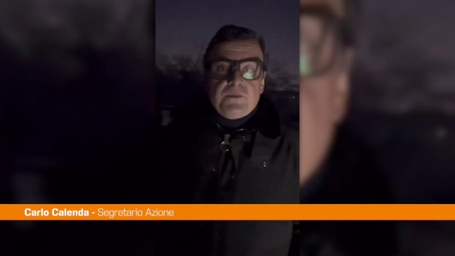 Calenda in Ucraina La priorità sono i generatori