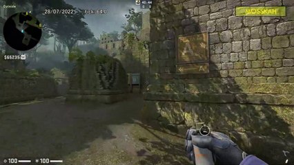 How to Smoke Side Hall on Ancient, option 2 - CSGO