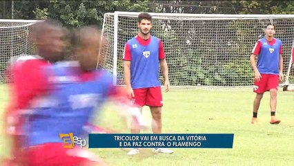 Tricolor vai em busca da vitória e da paz contra o Flamengo