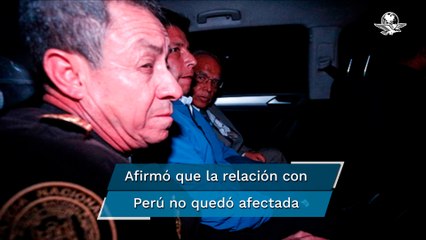 Ebrard dice que Perú debe decidir si procede solicitud de asilo de Pedro Castillo en México