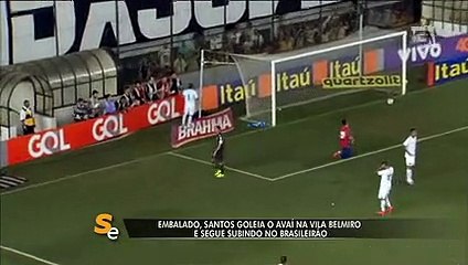 Santos mantém embalo e goleia o Avaí na Vila Belmiro