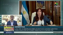 Argentina: Liga de Gobernadores brindó su respaldo a CFK tras fallo de la causa Vialidad
