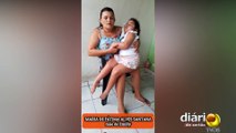 Em Uiraúna, criança de 4 anos sofre com doença rara e família faz apelo para comprar cadeira de rodas