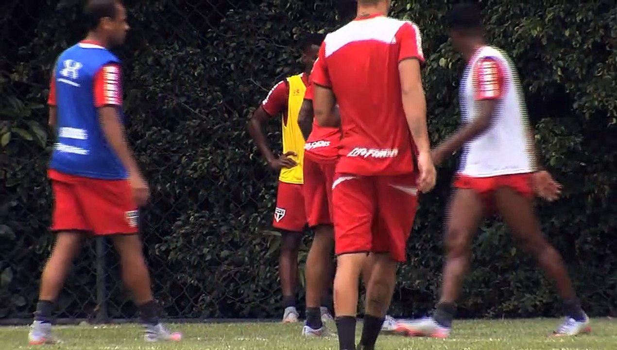 Veja o compacto do treino do São Paulo
