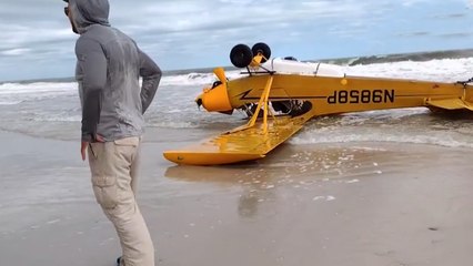 Metal detecting expert SHOOK by silent plane crashing a FEW METERS away from him