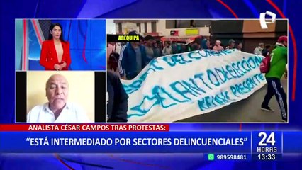 César Campos sobre adelanto de elecciones el 2024: "Creo que es bastante viable"