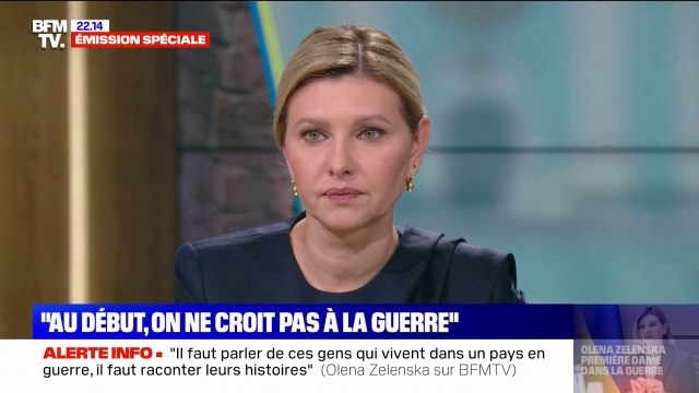 Olena Zelenska raconte comment son mari, Volodymyr Zelensky, lui a annoncé le début de l'invasion russe en Ukraine