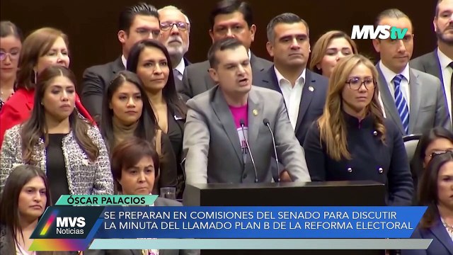 Se discute en el Senado la minuta del llamado Plan B de la Reforma Electoral- MVS Noticias 12 dic 2022