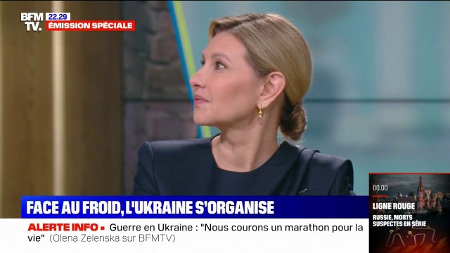 Bombardement russe des infrastructures énergétiques ukrainiennes: C'est du terrorisme , réagit la première dame ukrainienne, Olena Zelenska
