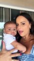 Viviane Araujo postou vídeo abraçadinha ao filho após consulta com pediatra