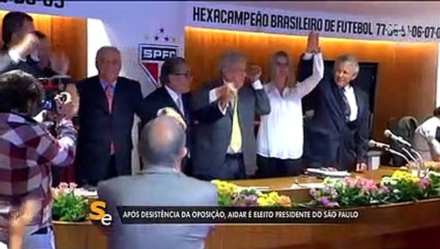 Após desistência da oposição, Aidar é eleito presidente do São Paulo