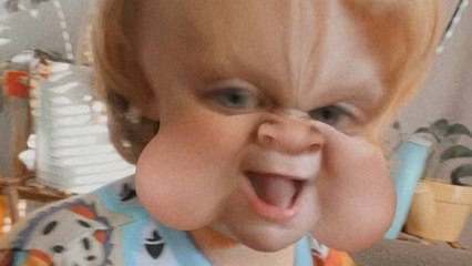 'B**BS!' Witty boy's EPIC one-word reaction to 'Saggy Cheeks' filter