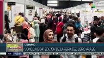 Líbano: Feria del Libro Árabe de Beirut convocó más de 130 casas editoriales