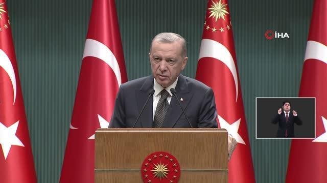 Cumhurbaşkanı Erdoğan: Açıkça söylüyorum herkes hesabını 2023'te yüzde 20'ler seviyesinde enflasyona göre yapsın