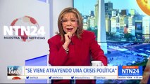 Adriana Tudela Gutiérrez del Partido Avanza País habló en La Tarde de NTN24 sobre la crisis política y social en Perú