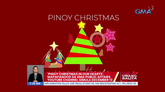 Pinoy Christmas In Our Hearts , mapapanood sa GMA Public Affairs YouTube channel simula December 13 | UB