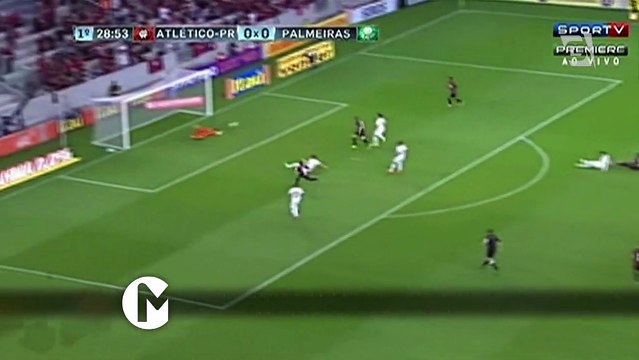 Assista aos gols do empate do Atlético-PR e Palmeiras