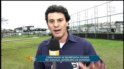 Corinthians se reapresenta focado no Joinvile, adversário de domingo