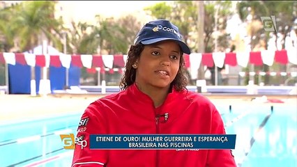 Etiene de Ouro! Mulher guerreira e esperança brasileira nas piscinas