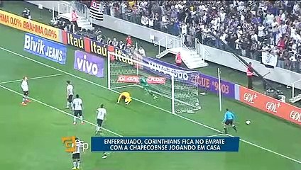 Enferrujado, Corinthians só empata com a Chapecoense em casa