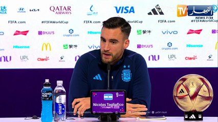 لاعب الأرجنتين نيكولاس: المأمورية لن تكون سهلة أمام منتخب قوي بحجم كرواتيا
