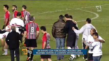 Em evento com torcedores, Rogério Ceni fala sobre a aposentadoria