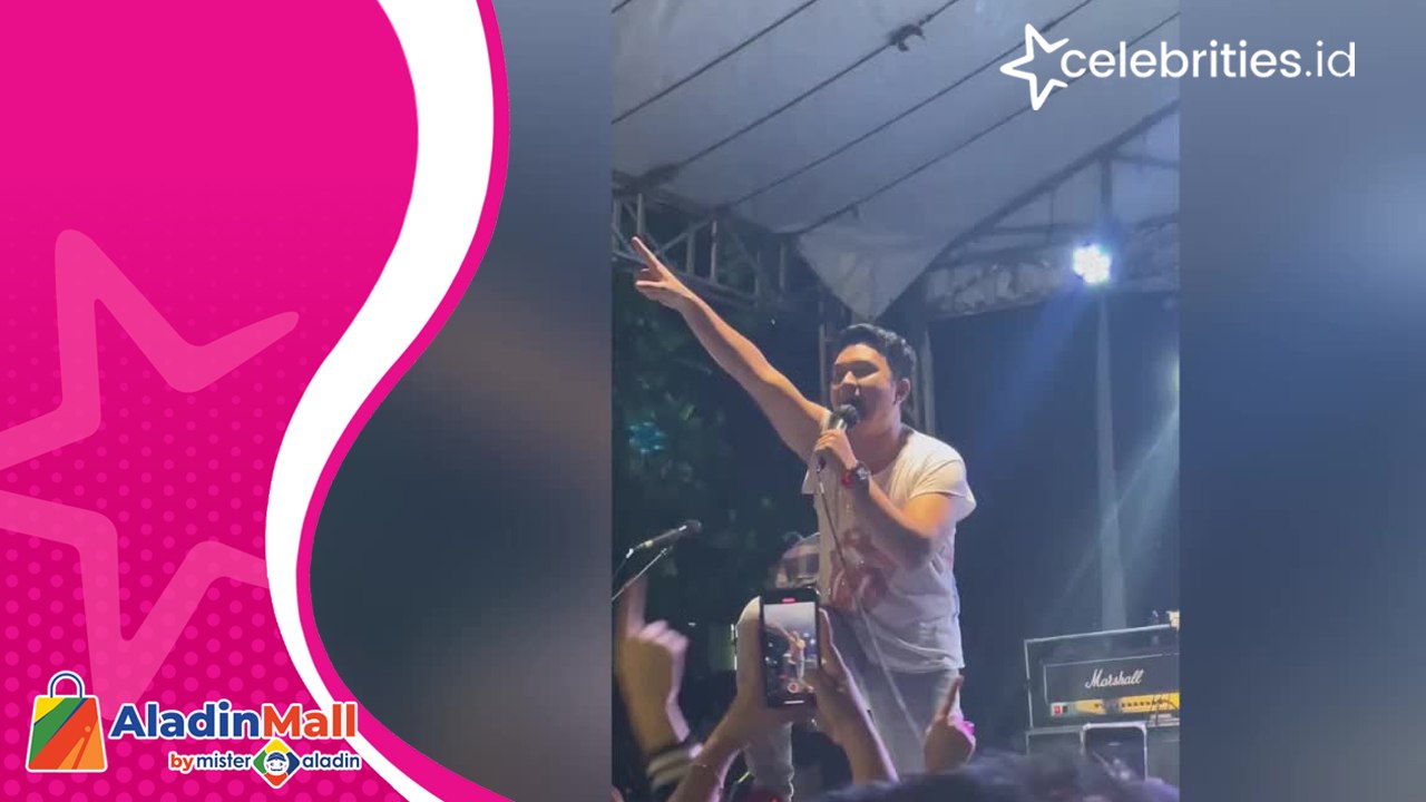 Aksi Panggung Aldi Taher Tuai Pujian Netizen, Bawakan Lagu Band Oasis