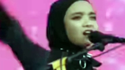 HIJAB METAL VOB "intro & NOT PUBLIC PROPERTY " live in THE CLOUDS JAKARTA