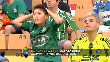 Com o garoto Dudu na torcida, Palmeiras segue rumo à Série A