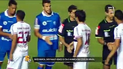 Com gol de Pato, São Paulo vence CSA e avança na Copa do Brasil