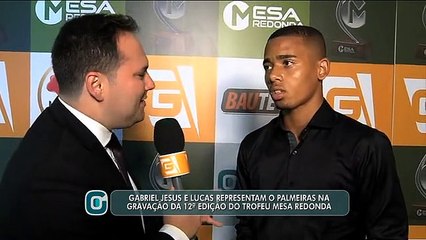Gabriel Jesus e Lucas representam o Palmeiras no Troféu Mesa Redonda