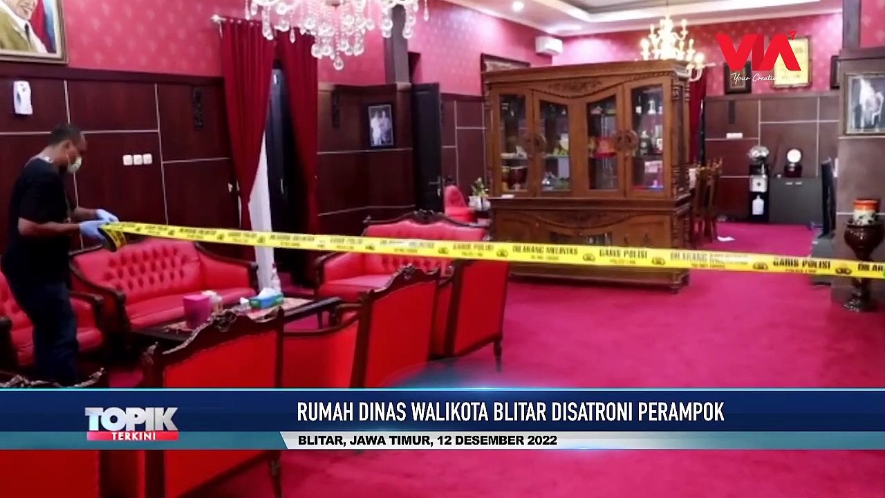 RUMAH DINAS WALIKOTA BLITAR DIRAMPOK