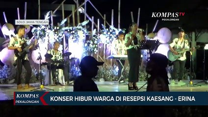 Konser Hibur Warga di Resepsi Kaesang - Erina