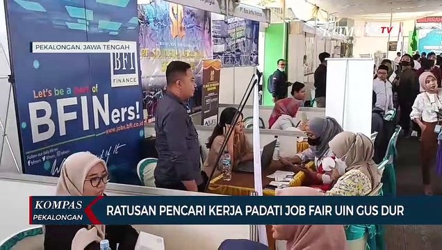 Ratusan Pencari Kerja Padati Job Fair Uin Gus Dur