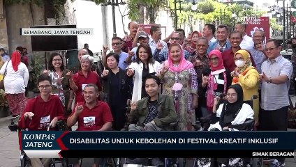 Penyandang Disabilitas Unjuk Kebolehan di Festival Kreatif Inklusif
