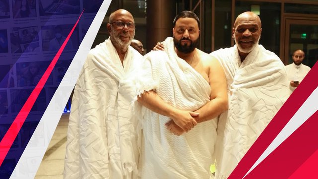 Momen Khusyuk Mike Tyson Umrah Bareng DJ Khaled