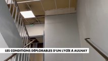 Les conditions déplorables d'un lycée à Aulnay-sous-Bois