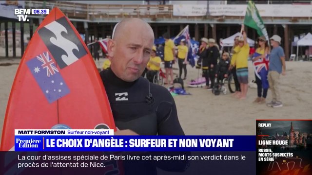 Le choix d'Angèle - Matt Formston, surfer et non-voyant