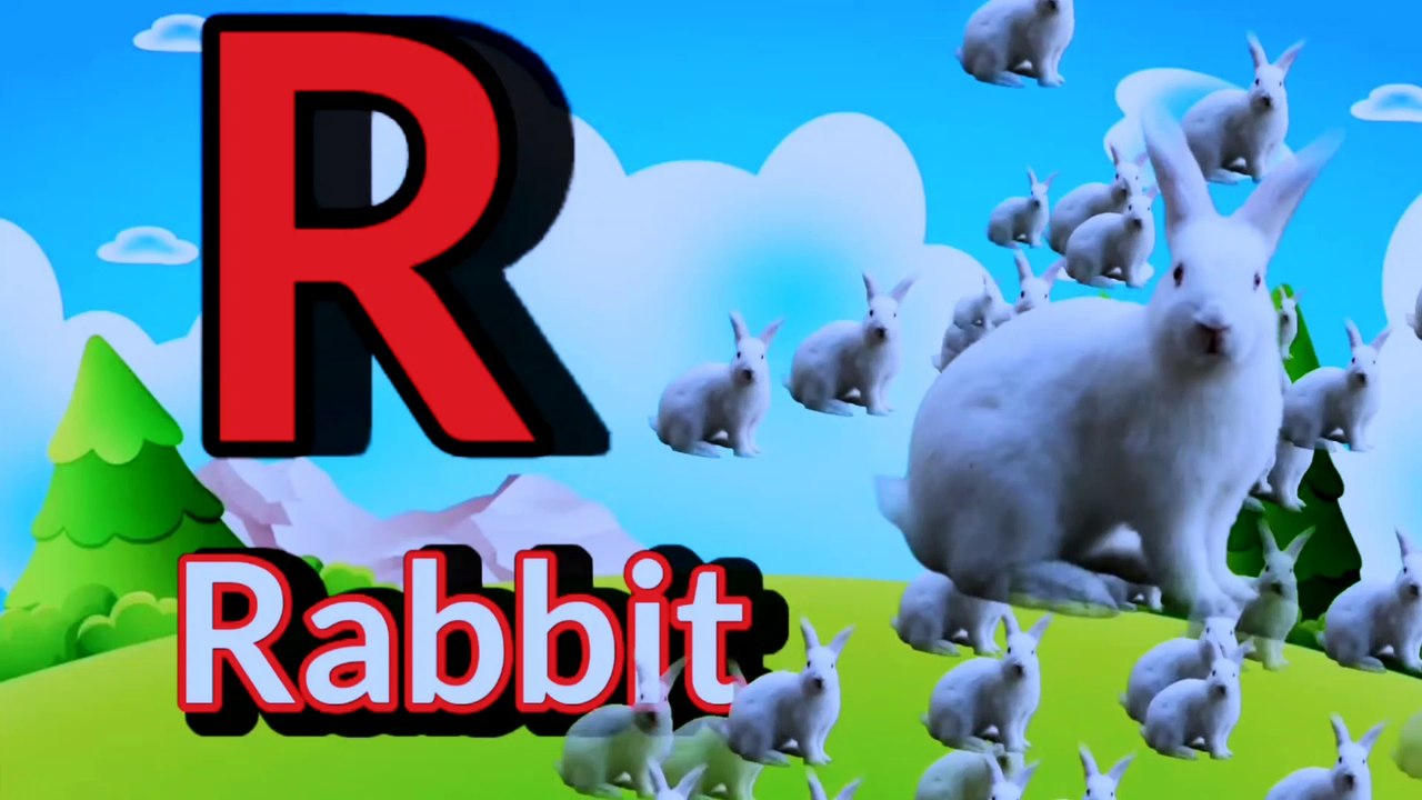 Learn ABC Alphabets A to Z for Kids Children - Learn Wild Animals Names & Sounds Nursery Rhymes For Toddlers and Babies.