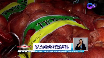 Dept. of Agriculture: Smuggled na sibuyas, nakitaan ng e.coli bacteria | BT