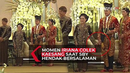 Momen Iriana Colek Kaesang Saat SBY Hendak Bersalaman