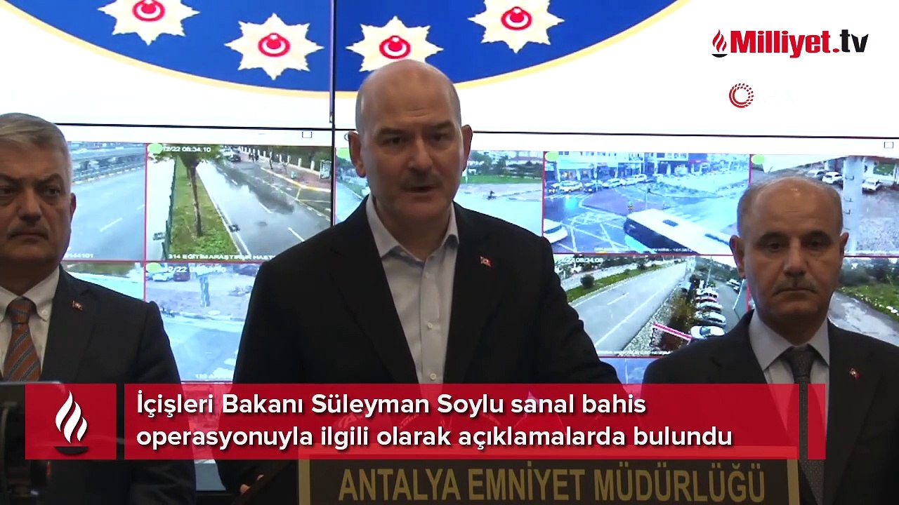 Yasa dışı bahis operasyonu! Bakan Soylu: 136 kişinin mal varlıklarına el konuldu