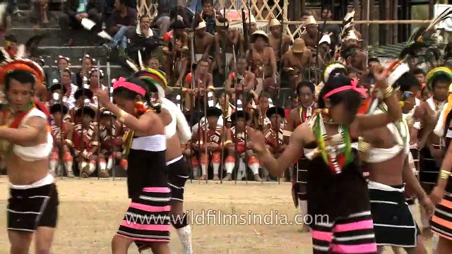 Zeliang Nagas performing the Skylark dance